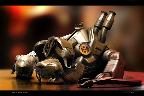 30 Awesome 3d Robots Illustrations