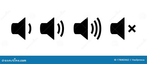 Sound Vector Icon Speaker Volume Audio Volume Symbol Noise Loud