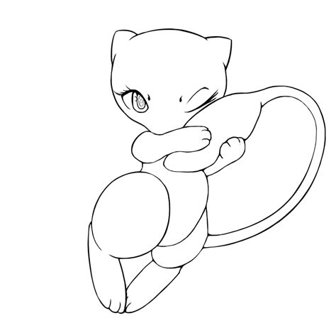 Pokemon Drawing Mew at GetDrawings  Free download