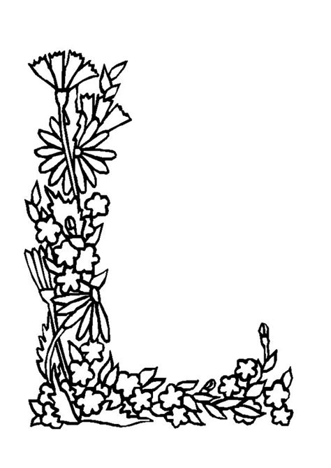 Mewarn10 Kleurplaten Letter L