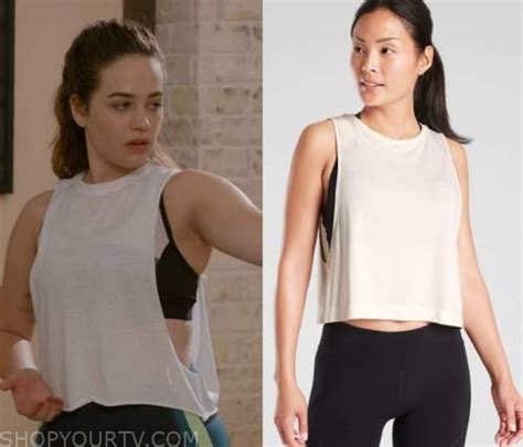 Mary Mouser Fashion Clothes Style And Wardrobe Worn On Tv Shows Shop Your Tv