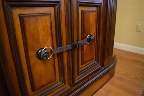 How to baby proof cabinets. Baby Proof Buffet, Baby Proof painted furniture, Baby ...