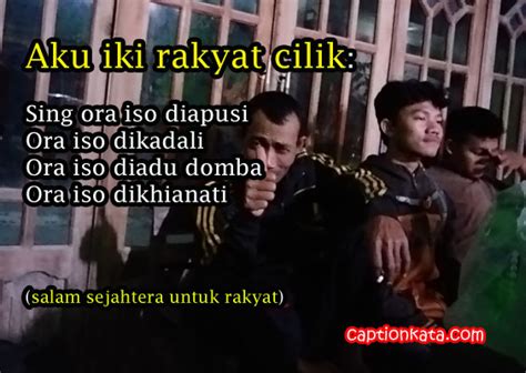 Story wa keren kumpulan kata kata unik,lucu dan bermakna (☞ﾟ∀. √ Puisi Rakyat Singkat dalam Menuntut Kesejahteraan ...