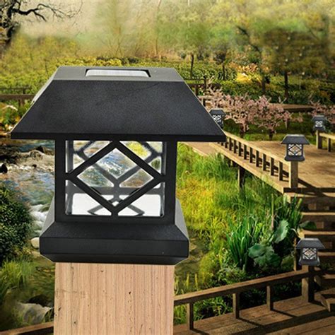 The jacky led solar dock lights are a perfect choice for those looking for sturdy and durable lights that are quick and easy to install. AKDSteel Solar Fence Post Cap Lights Outdoor Garden Solar ...