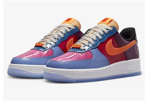 Dazzle Your Senses With The Undefeated X Nike Air Force 1 Low “multi