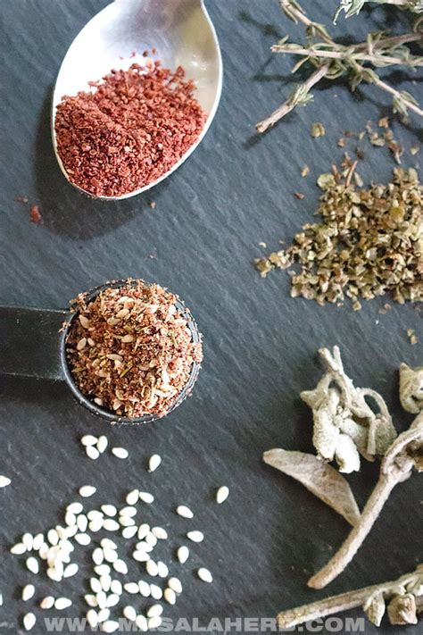 Lebanese Zaatar Spice Blend Recipe Diy Masala Herb