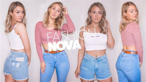 Fashion Nova Jeans Try On Haul Denim Essentials Youtube