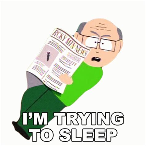 Im Trying To Sleep Herbert Garrison Sticker Im Trying To Sleep