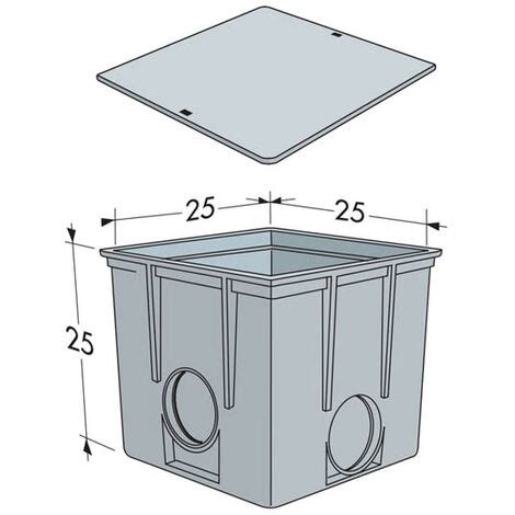 Cadre regard avec couvercle 40 cm x 40 cm. Regard Béton 20X20 Avec Couvercle - Tampon A Carreler Alu ...