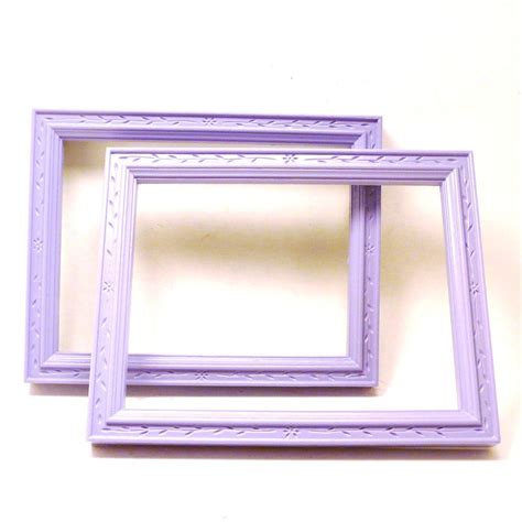 Painted Frames Lilac Lavender Purple Feminine Decor By Nashpop Via