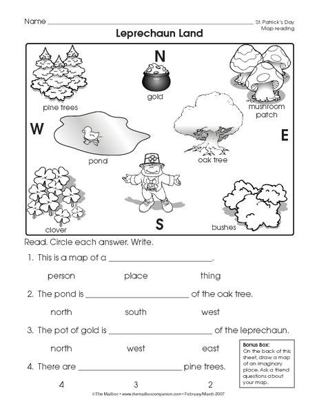 2nd Grade Map Skills Worksheets
