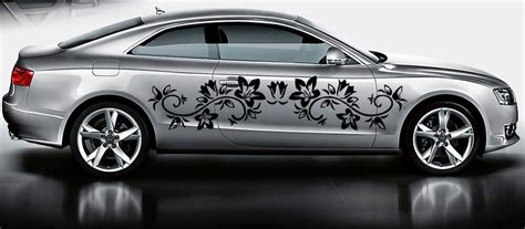 A collection of printed vinyl floral designs. CAR SIDE VINYL DECAL ART STICKER GRAPHICS FLORAL PATTERN ...