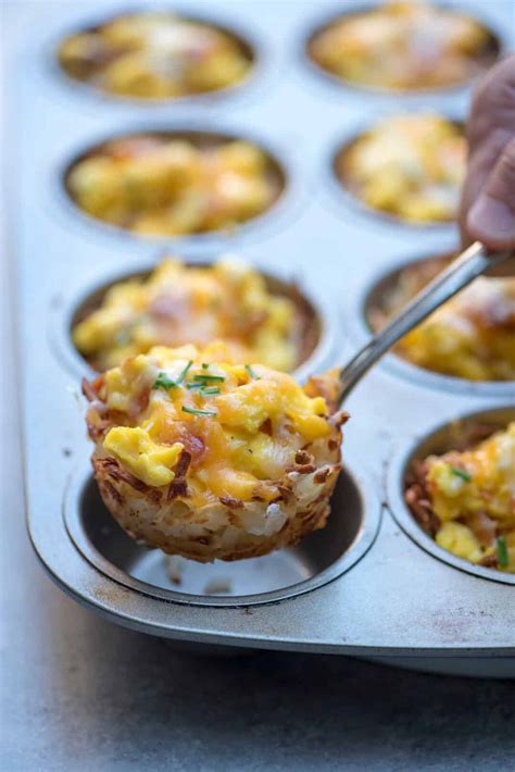 Muffin Tin Hash Brown And Scrambled Egg Cups Valeries Kitchen