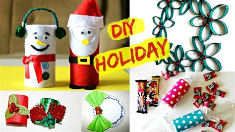 4 Christmas Decoration And T Ideas Using Toilet Paper Rolls Youtube