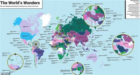 What The World Wants To Visit Fascinating Map Shows The Most Popular