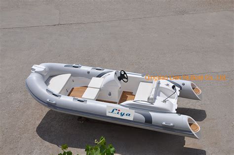 China Liya Ft Rigid Hull Inflatable Rubber Motor Boat Hypalon Rib