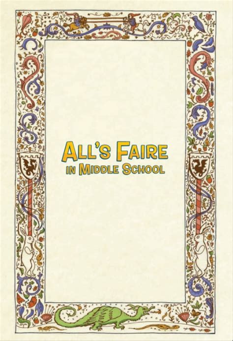 Alls Faire In Middle School By Victoria Jamieson 248 Pp Rl 4