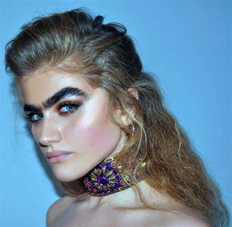 Meet The Stunning Model With A Bushy Unibrow Who Challenges Beauty