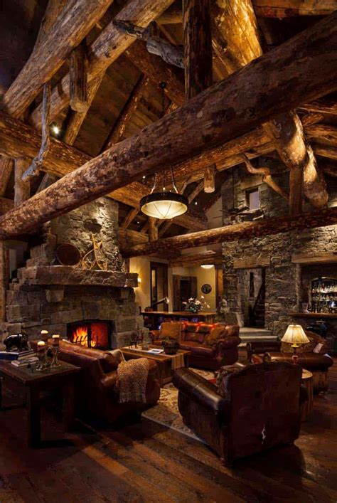 Rustic Log Cabin Luxury Defined In This Rocky Mountain Getaway Rustic