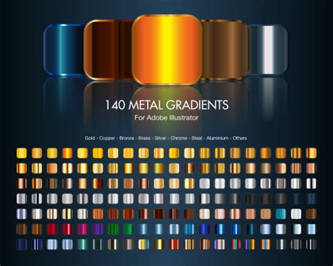 6 Sites For Free Illustrator Gradient Swatches