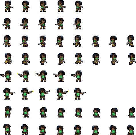 Preview Pixel Art Character Sprite Sheet Hd Png Download Png