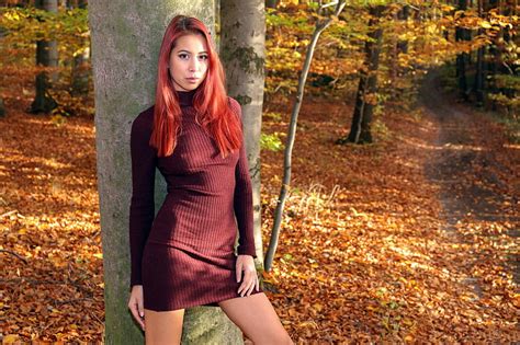2k Free Download Paula Shy In The Autumn Autumn Dress Model