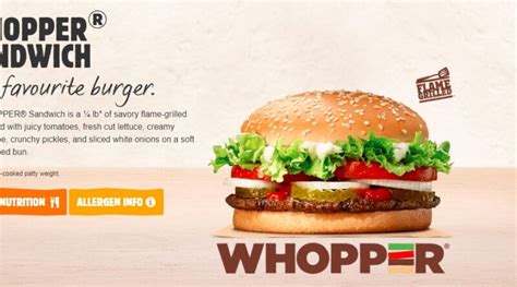 Burger King Whopper Burger Price Review And Calories Uk 2019