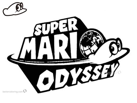 Use the download button to find out the full image of super mario airship coloring pages. Super Mario Odyssey Coloring Pages Logo - Free Printable ...