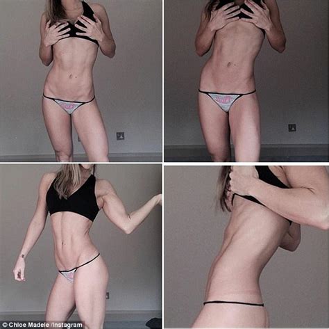 Chloe Madeley Flaunts Pert Bottom In Black Bikini As She Shares Workout
