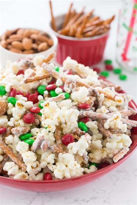 Santa Munch Popcorn Snack Mix With Printable Crazy For Crust