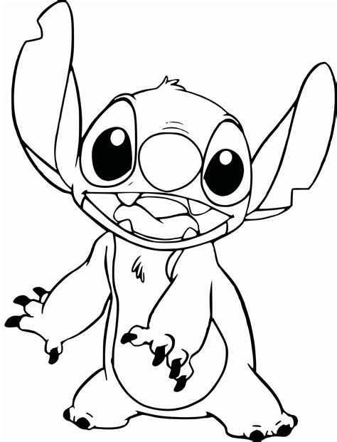 Cute Stitch And Angel Coloring Pages Printable