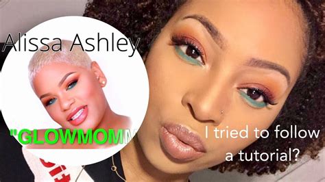 I Tried Following A Makeup Tutorial Alissa Ashley Youtube