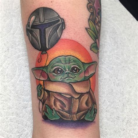 25 Baby Yoda Tattoos For That Mandalorian Fans Will Love