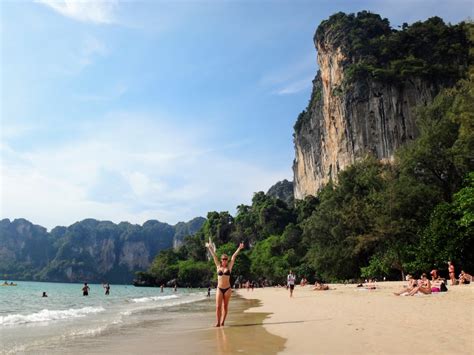 Rock Climbing In Railay Beach Thailand Vagabonding Duo