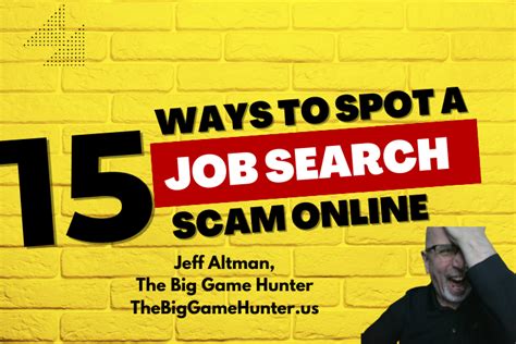 15 Ways To Spot A Job Scam Online