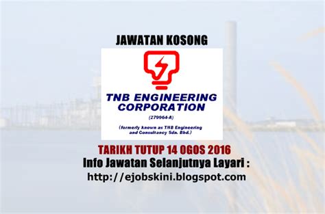 Business service, engineering service, commercial & industrial. Jawatan Kosong TNB Engineering Corporation Sdn Bhd - 14 ...