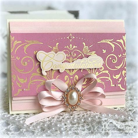 Creating From The Heart ♥ Elegant Foiled Congratulations Card ♥