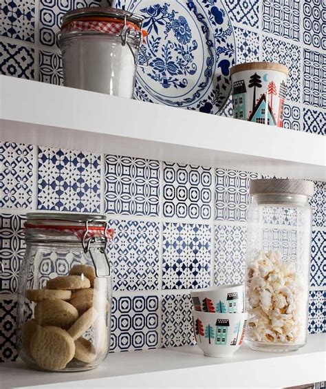 Spanish blue and white kitchen tiles. Top 15 Patchwork Tile Backsplash Designs for Kitchen