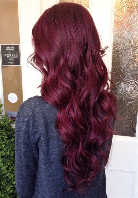 Cherry Purples Hair In 2019 Red Hair Color Mahogany Red Hair Dark