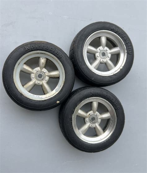3815 3 Hpi Vintage 5 Spoke Wheels 26mm Matte Chrome 0mm Offset Hpi