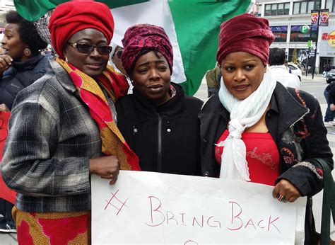 Protest In Canada Over Abducted Nigerian Girls Boko Haram
