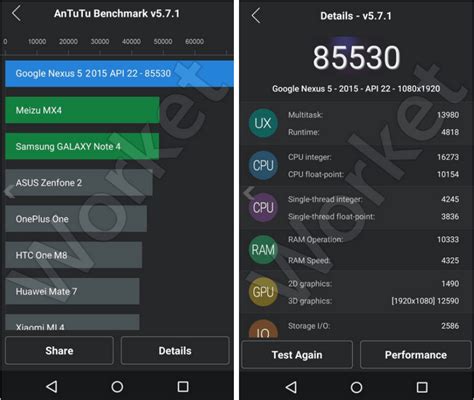 Cult of Android - New Nexus 5 appears in AnTuTu benchmarks
