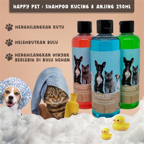 Jual Shampoo Kucing Anjing 250ml Hewan Degreaser Lembut Dan Wangi