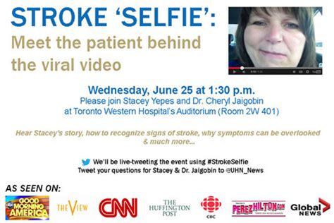 Stroke Selfie Meet The Patient On June 25