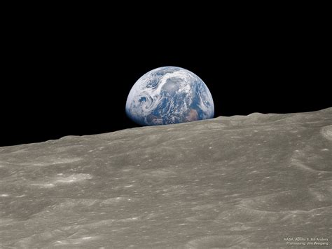 Apod 2022 February 27 Earthrise 1 Historic Image Remastered