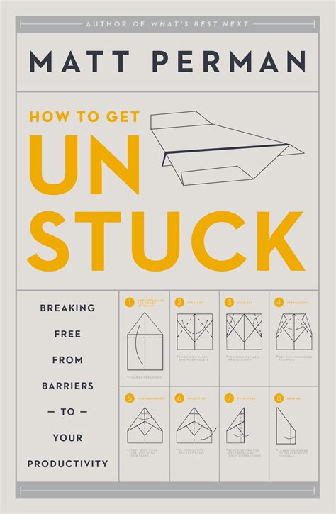 How To Get Unstuck Breaking Free From Barriers To Your Productivity By