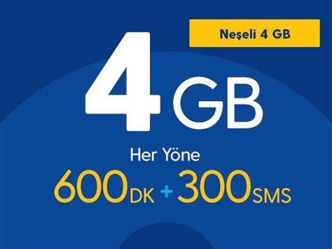 Dijitale Özel Neşeli 4 GB Avantaj Paketi Turkcell