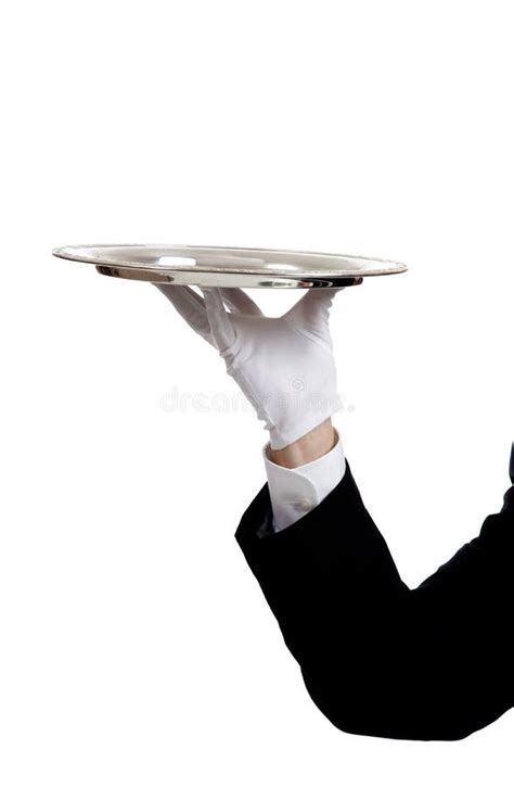 Waiters Arm Holding A Serving Tray Royalty Free Stock Image Image