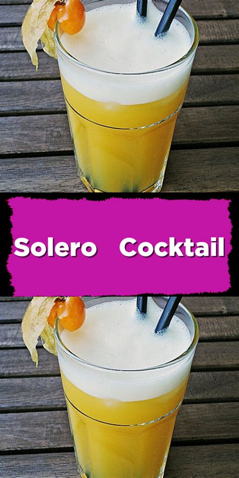 Solero Cocktail | Cocktails, Whiskey drinks, Beach cocktails