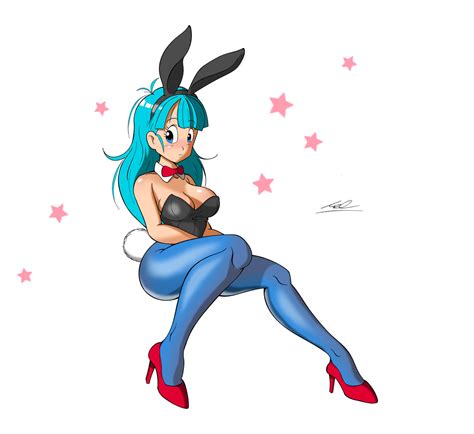 Bulma Bunny Suit By Lunaexhibitix On Deviantart